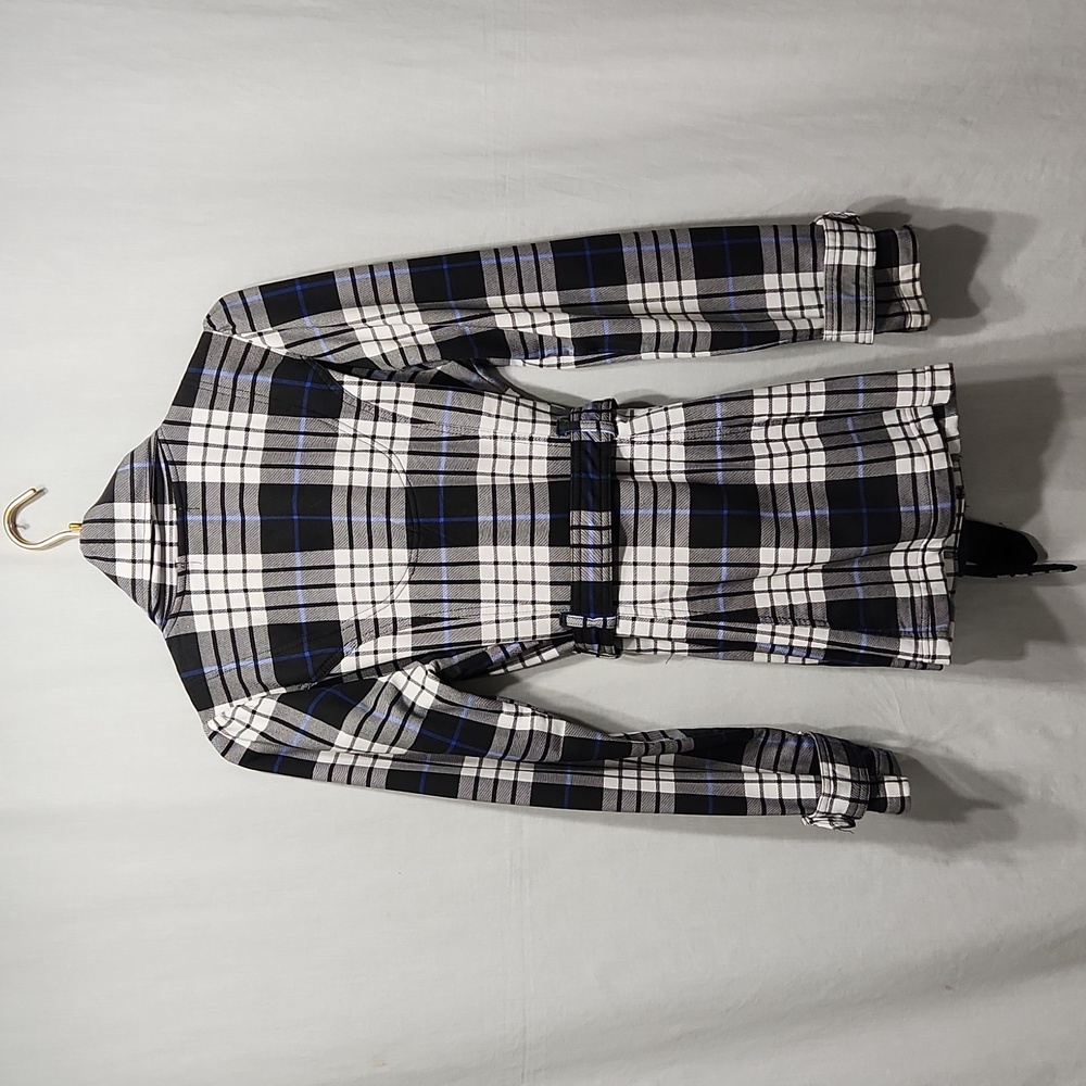 Plaid Button Jacket - Picture 2 of 5